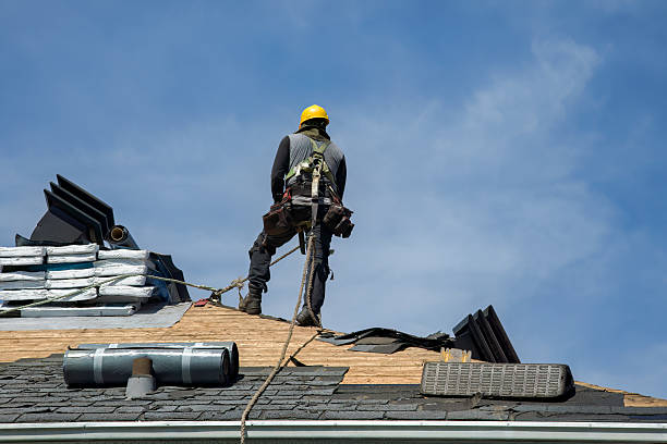 Professional Roof Installation technician working in Chancellor, SD